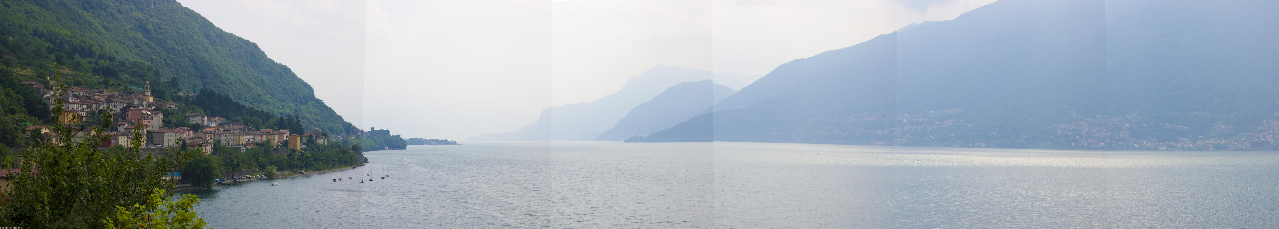 ﻿Vor uns liegt der Lago di Como.