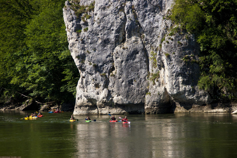 ﻿Durch den Donaudurchbruch zu paddeln ist bestimmt großartig.