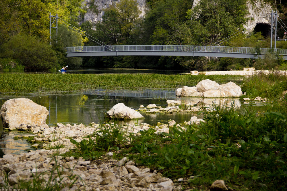 ﻿Naturpark obere Donau. Ein beliebtes Urlaubsgebiet zum paddeln und radeln.
