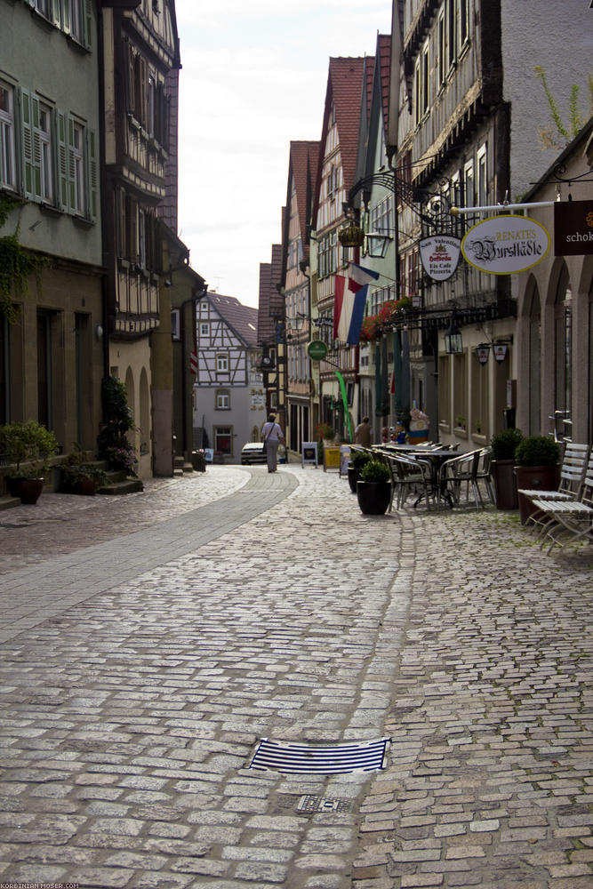 ﻿Bad Wimpfen. Wir beschließen, die schöne Altstadt auf dem Berg zu besuchen.