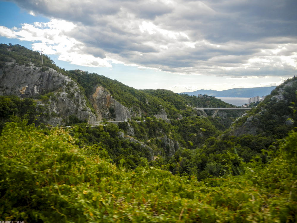 ﻿Lijepa Istra. Berge und Adria in Kroatien, Juli 2013
