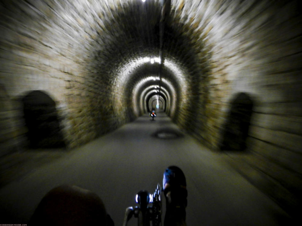 ﻿Koper-Portorož. Ein wunderschöner Radweg. Mit Tunnel.