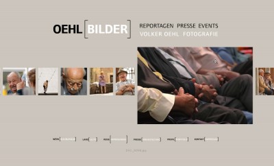 Oehlbilder.com. Flash website for a photographer.