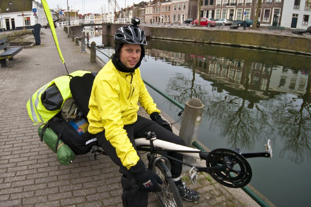 ﻿Benelux Bicycle Tour. Despite cold, wind and rain. Easter 2010