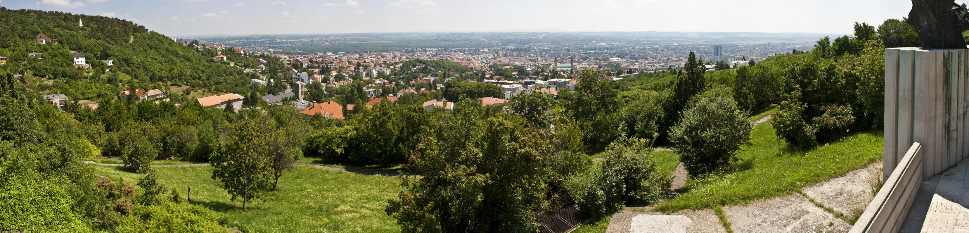 ﻿Pécs. View over the culture capital of Hungary.