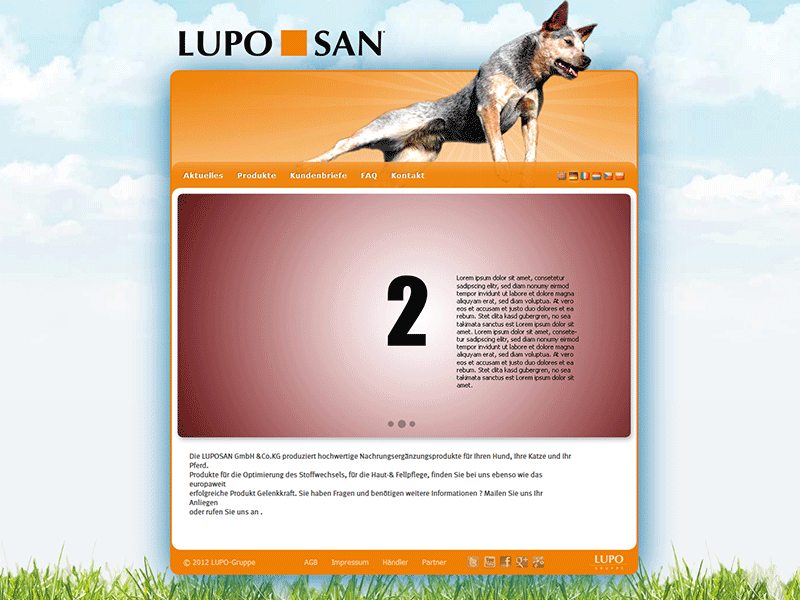 Luposan.com. Part of a multilingual ModX multisite.