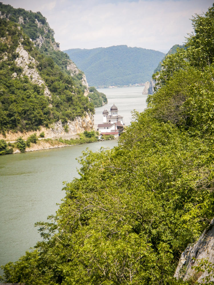 The iron gate is one of the most exciting scenic sections of the Danube.
