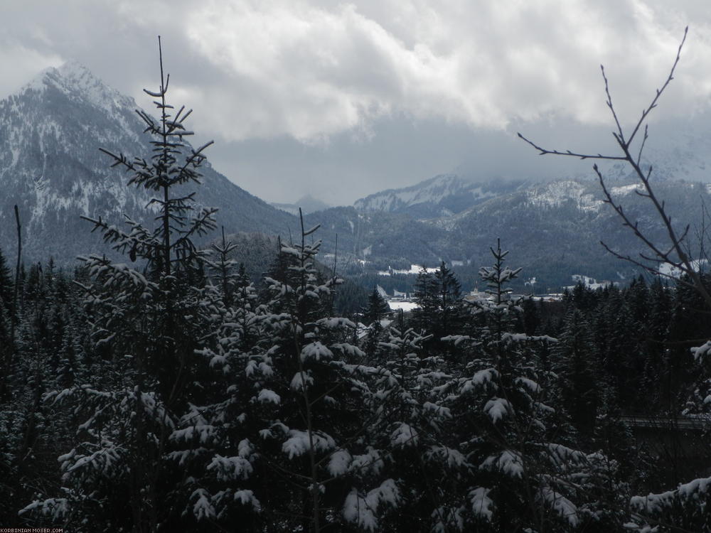 Alpok téli túra. Három halad és hóvihar, március 2013