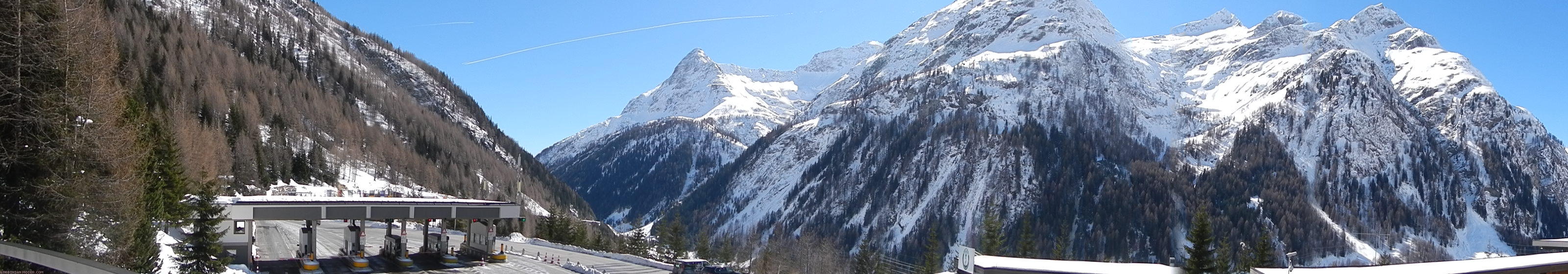 Alpok téli túra. Három halad és hóvihar, március 2013