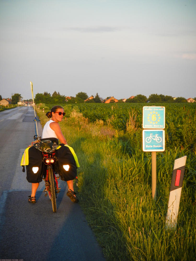 Dráva útvonal. Horvátország van egy többé-kevésbé markáns Drava-kerékpárút.