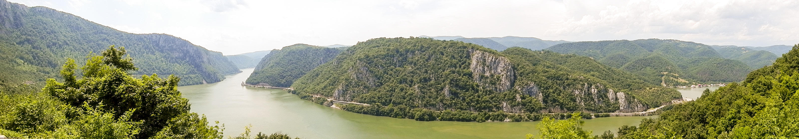 A Vasból Kapu., az egyik az izgalmas festői szakaszok a Duna.