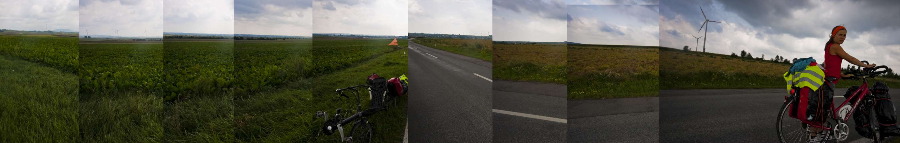 ﻿Bewölkt. Auch auf dem Rückweg war das Wetter nicht immer sonnig.