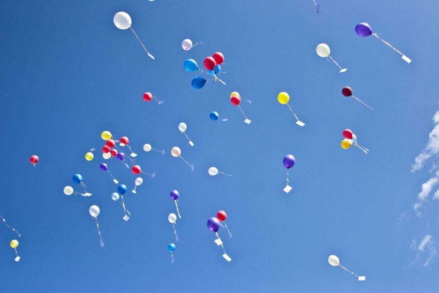 Dreizehn der Luftballon-Karten sind mittlerweile übrigens an uns zurück geschickt worden.