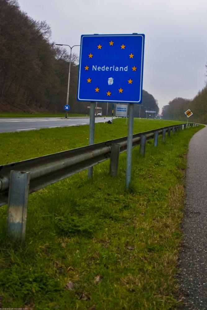 ﻿Benelux Radtour. Kälte, Wind und Regen zum Trotz. Ostern 2010