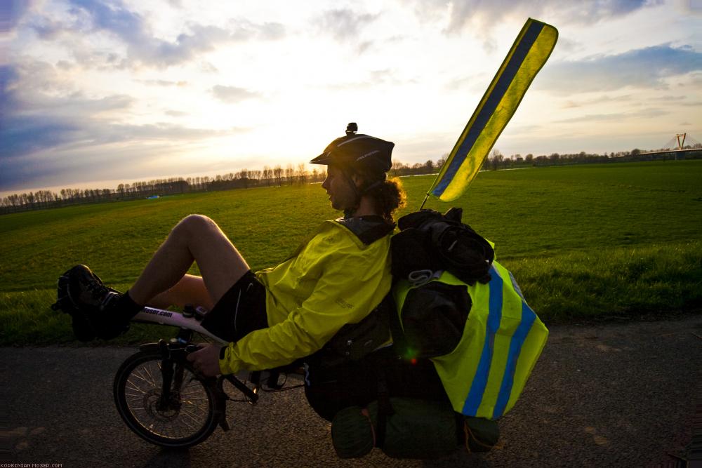 ﻿Benelux Radtour. Kälte, Wind und Regen zum Trotz. Ostern 2010