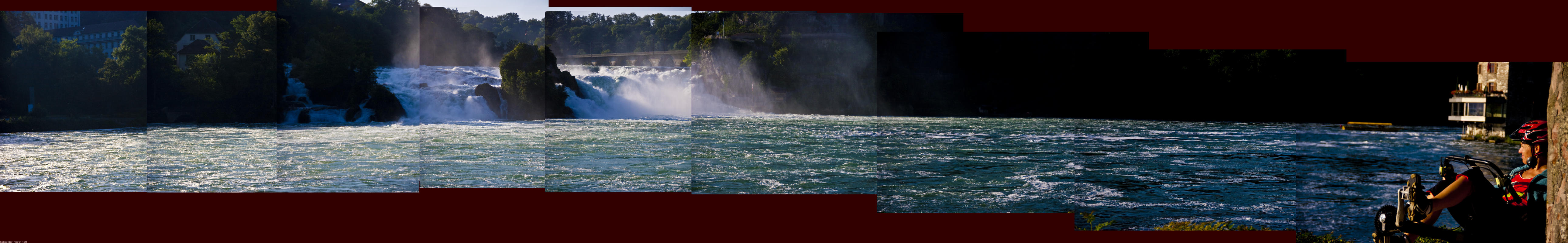 ﻿Rheinfall. Großartiges Naturschauspiel bei Schaffhausen.