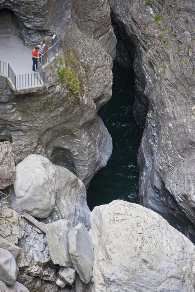 ﻿Viamala. Wir erreichen die berühmte Schlucht.