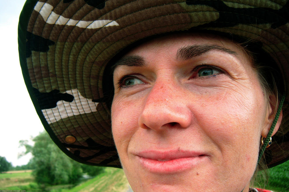 ﻿Acht-Länder-Liegerad-Tour. Schwanger über die Alpen, Sommer 2010