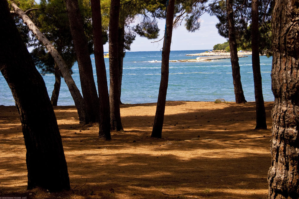 ﻿Poreč. Auch hier ist das Mehr sehr blau.