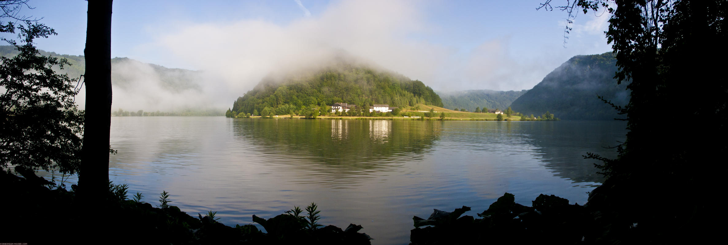 ﻿Wunderschön. Die Donauschlinge in der Morgensonne.