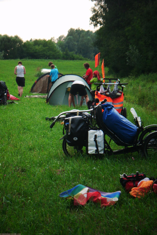 ﻿... die Familie Greindl, mit denen wir heute gemeinsam wildcampen.