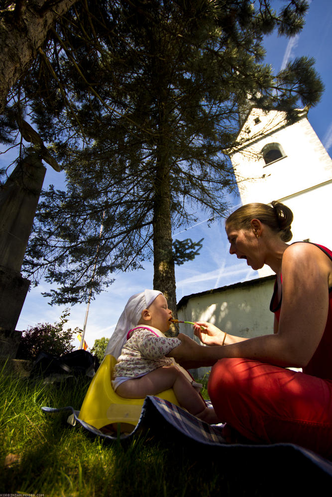 ﻿Mittagspause in St. Lorenzen.