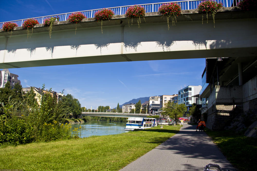 ﻿Wir erreichen Villach.