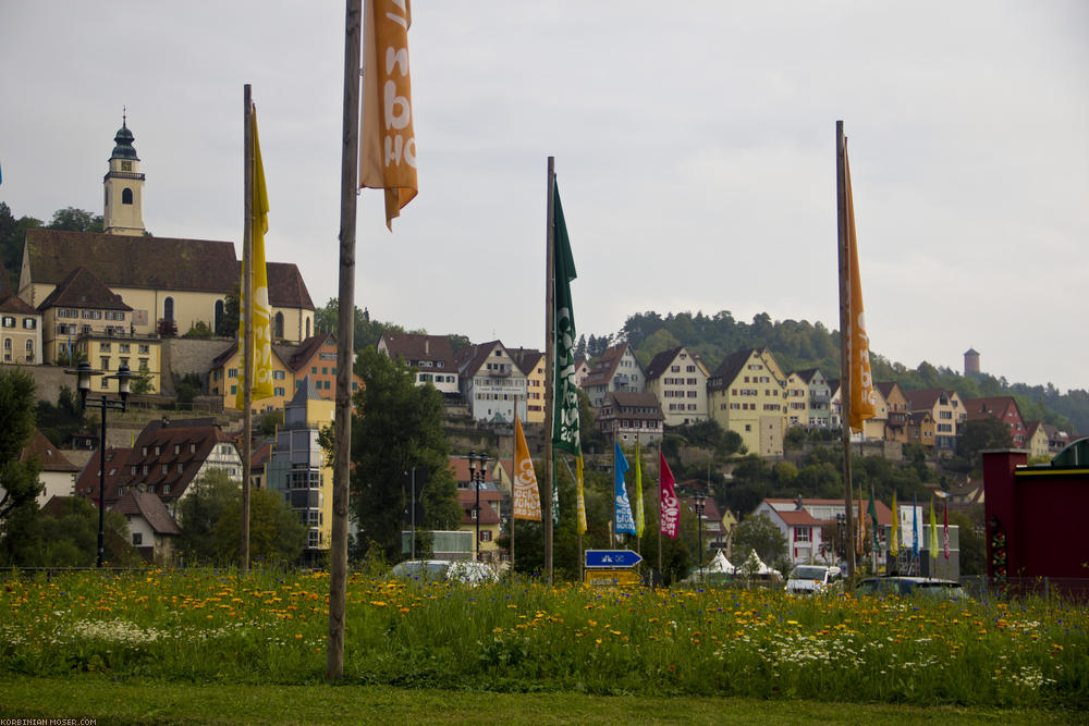 ﻿Horb. Hier ist gerade Gartenschau.