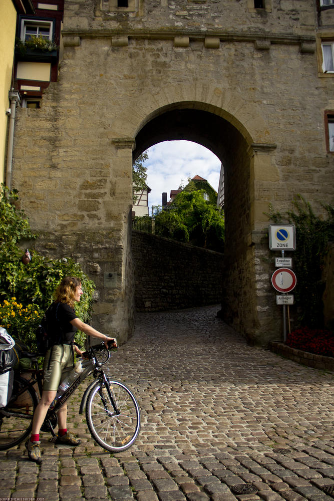 ﻿Bad Wimpfen. Wir beschließen, die schöne Altstadt auf dem Berg zu besuchen.