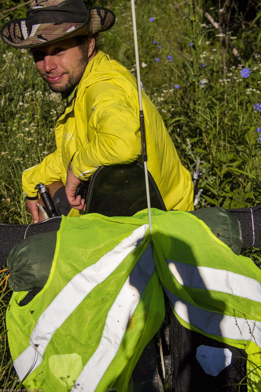 ﻿3 Tage, 4 Länder, 500 km.  Unsere erste kleine Radtour ohne Mona.