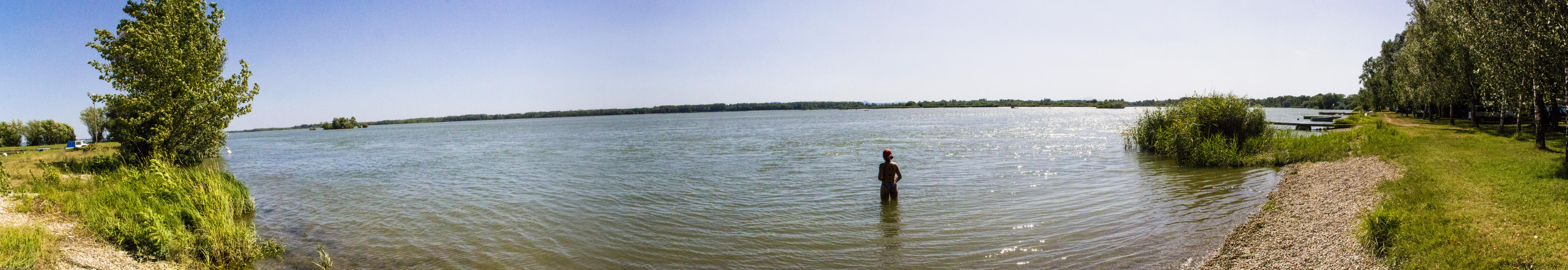 ﻿Drau-Stausee bei Prelog.