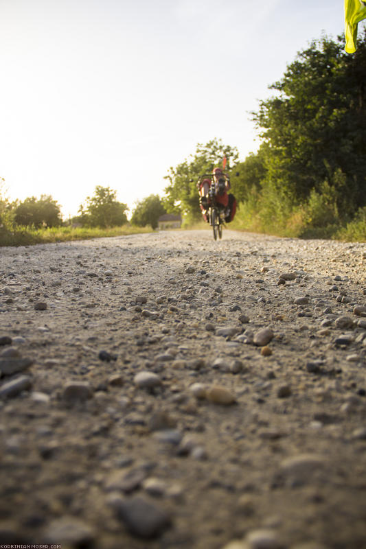 ﻿3 Tage, 4 Länder, 500 km.  Unsere erste kleine Radtour ohne Mona.