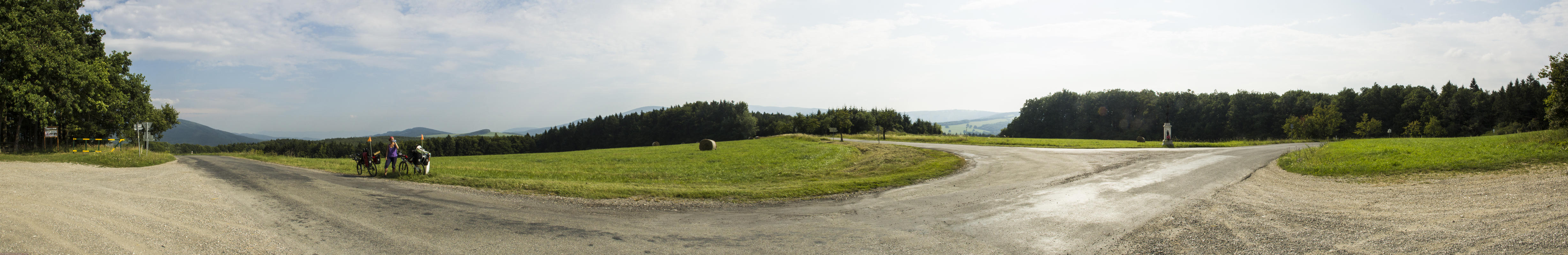 ﻿Herrliche Ausblicke. Die Belohnung fürs Bergaufradeln.