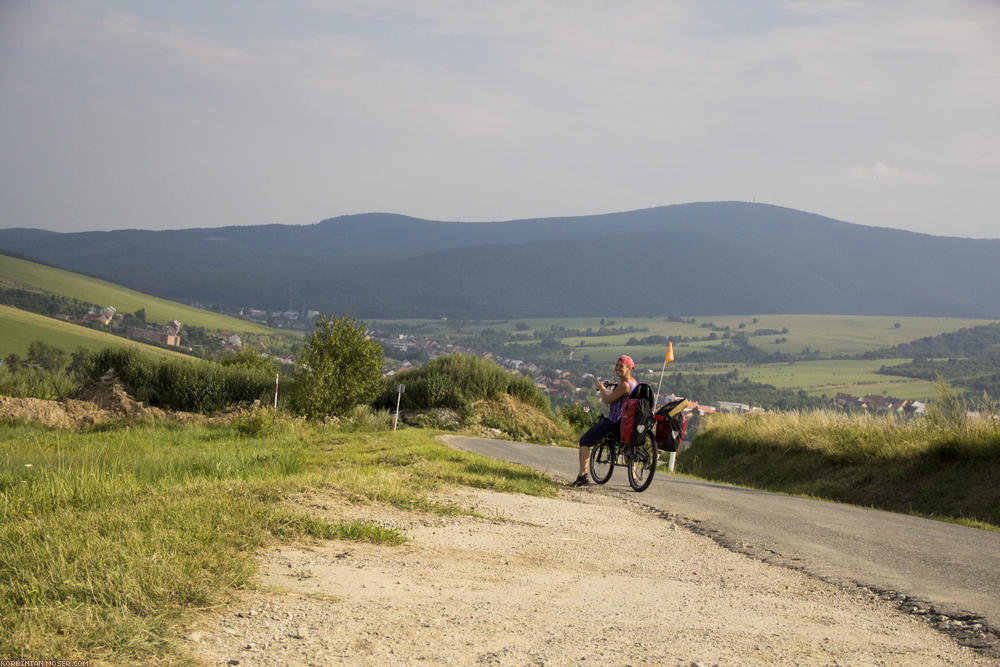 ﻿Herrliche Ausblicke. Die Belohnung fürs Bergaufradeln.