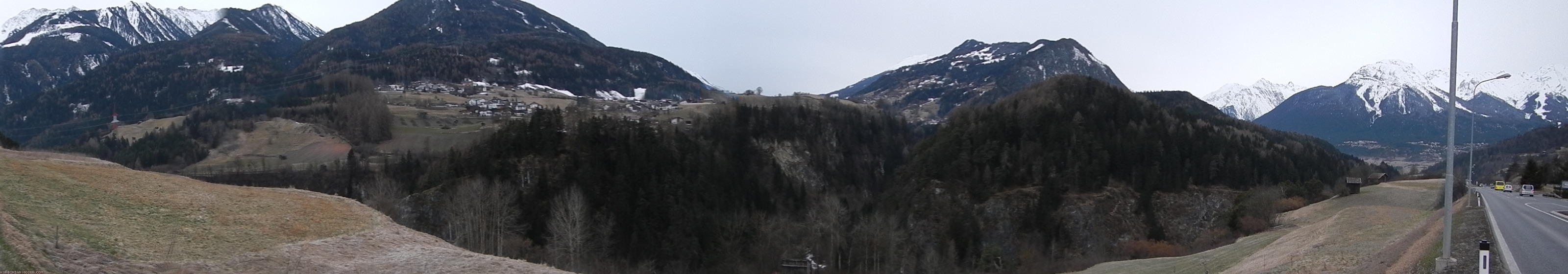 ﻿Inntal-Canyon. Hier nochmal ein Blick über den Steilhang.