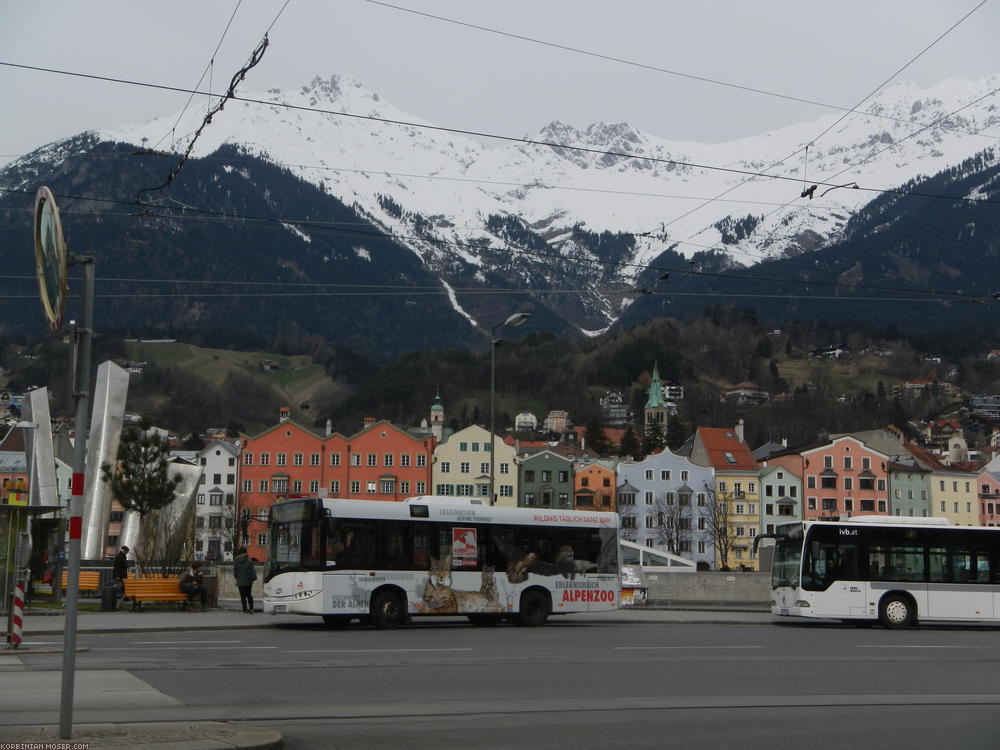 ﻿Ich erreiche Insbruck.