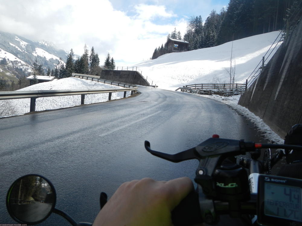 ﻿Die Schneegrenze habe ich schon sehr bald überschritten.