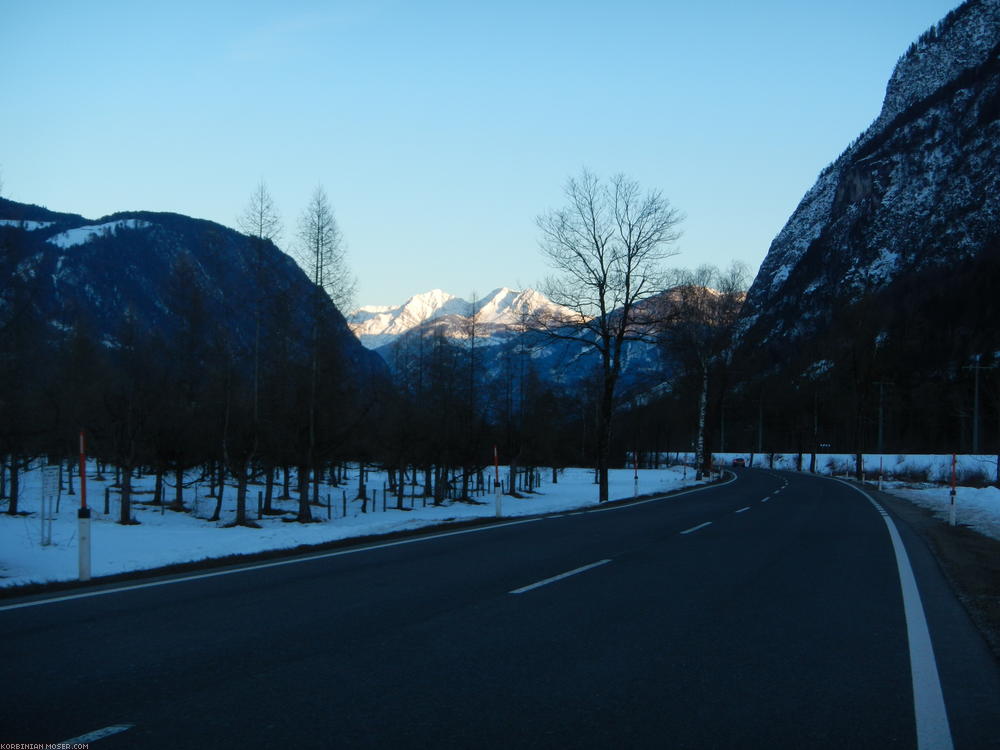 ﻿Ich fahre noch weiter bis Oberdrauburg. Dort nehme ich aufgrund meines geschwächten Gesundheitszustands trotz gutem Wetter ein Hotel.