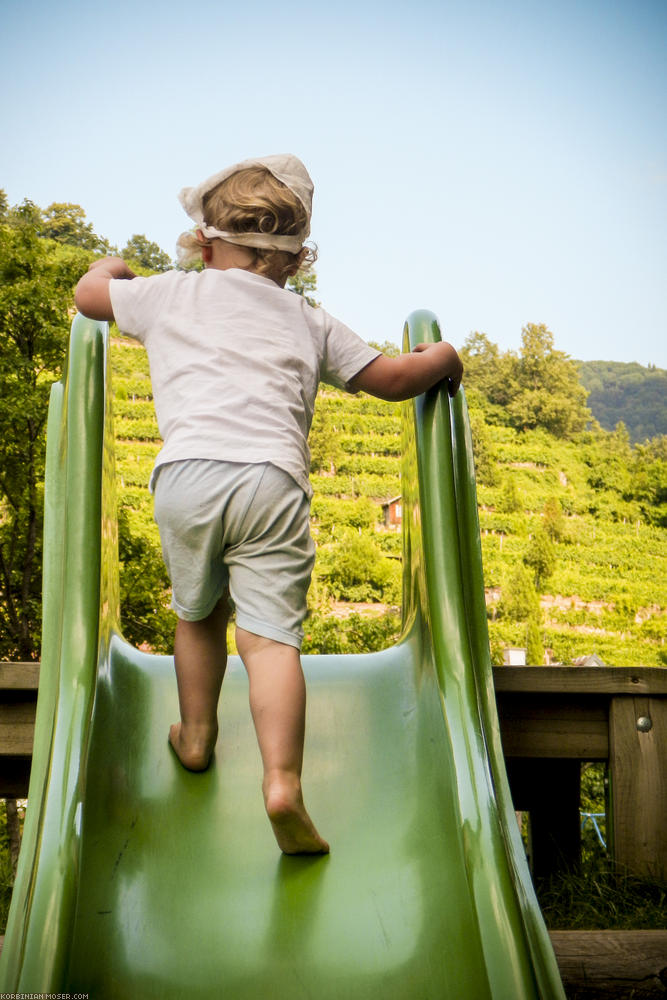 ﻿Erste Amtshandlung: Spielplatz. Ist ja klar.