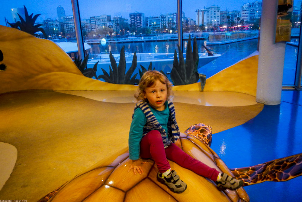 ﻿Barcelona Aquarium. Die Spielzone am Ende ist natürlich Pflichtprogramm.