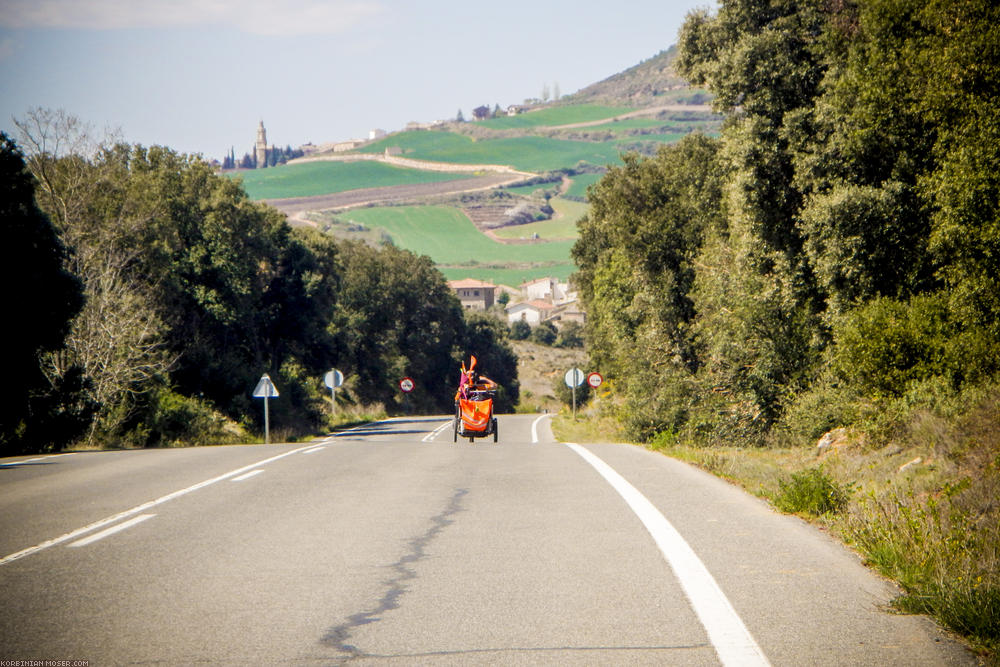 ﻿Camino de Santjátszó. Schwerlastpilgern im April-Mai 2014.