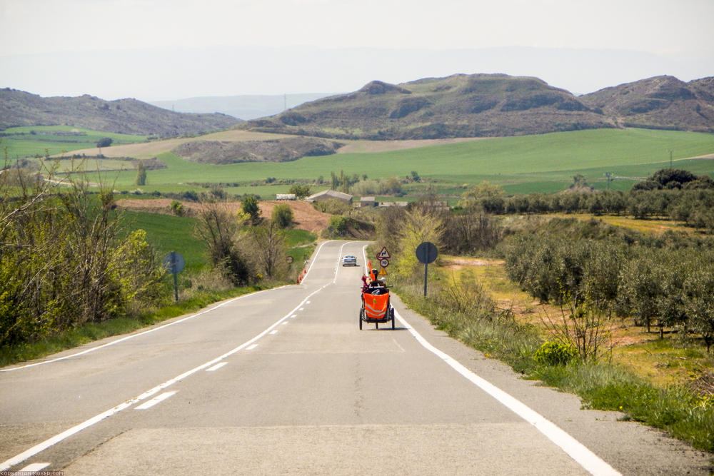 ﻿Camino de Santjátszó. Schwerlastpilgern im April-Mai 2014.