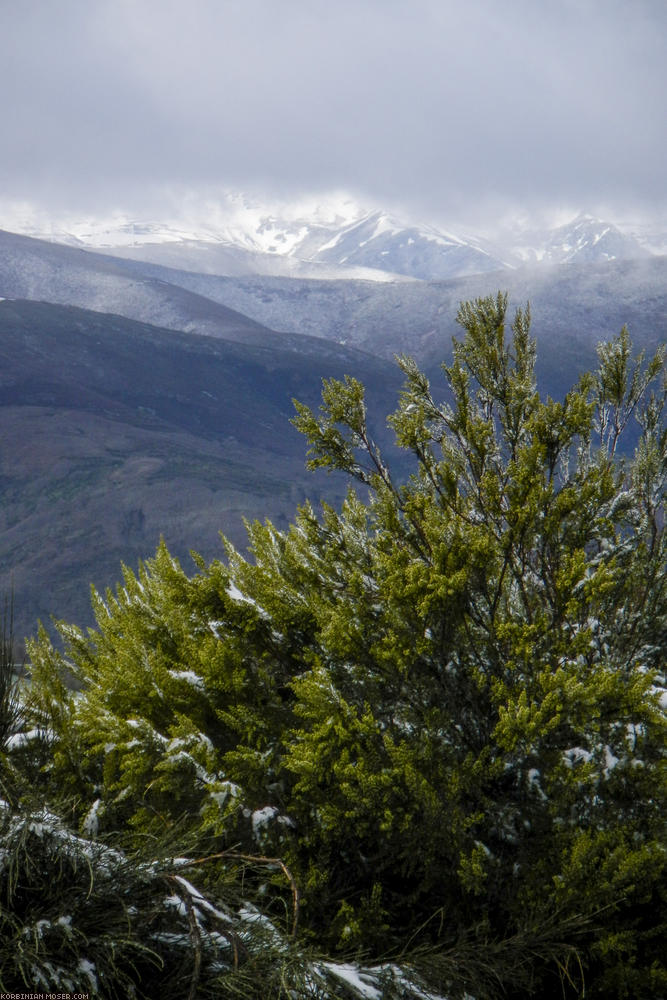 ﻿Gebirge zwischen Astorga und Ponferrada.