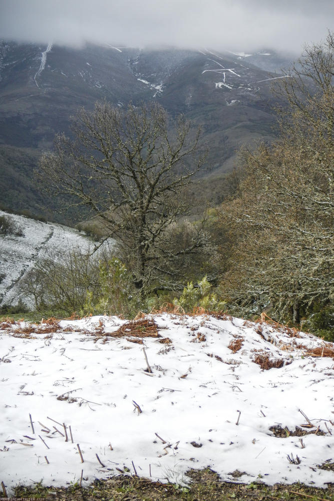 ﻿Gebirge zwischen Astorga und Ponferrada.