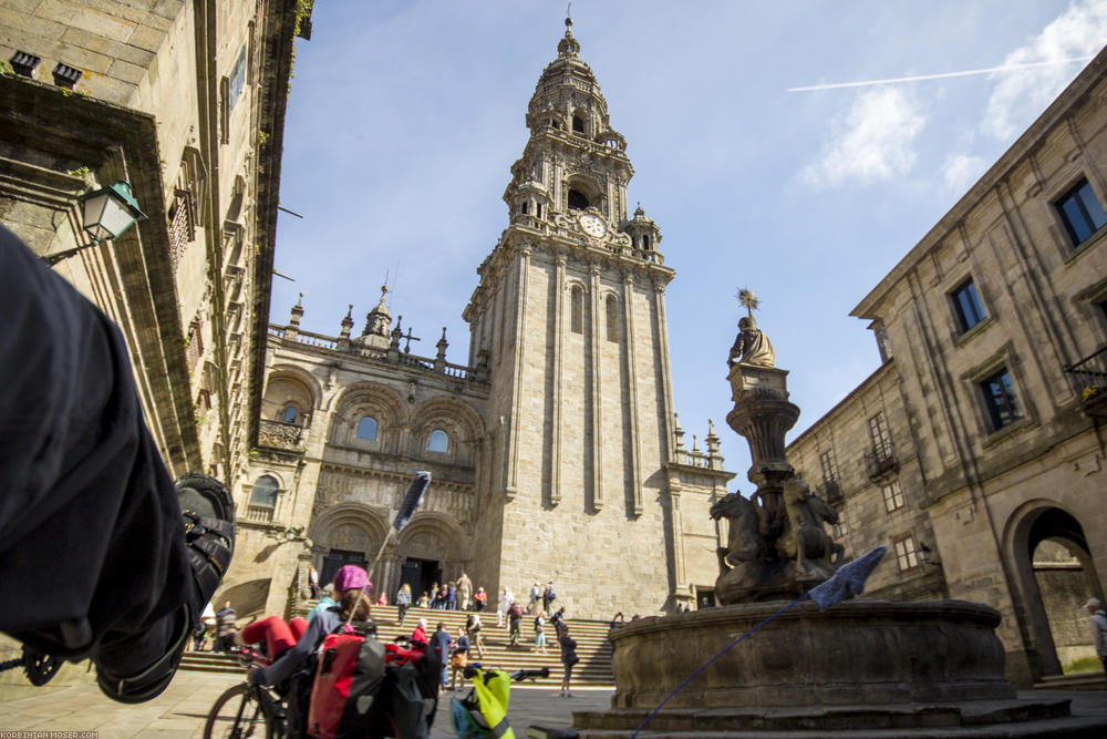 ﻿Santiago de Compostela. Ziel aller Jakobspilger.