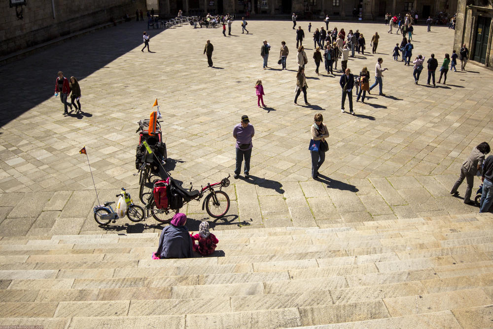 ﻿Santiago de Compostela. Ziel aller Jakobspilger.