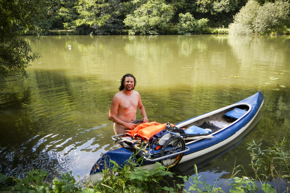 Wer hätte das gedacht? Die Lahn ist deutlich kälter als der Rhein.