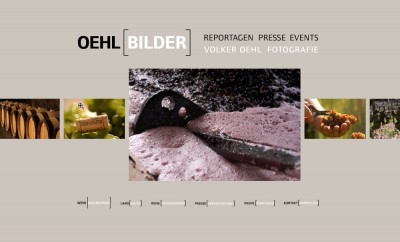 Oehlbilder.com. Flash website for a photographer.