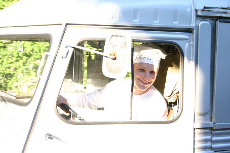 Suppentag. Mobile Soup Kitchen in Cologne.