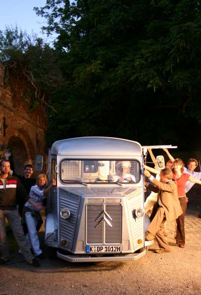 Suppentag. Mobile Soup Kitchen in Cologne.